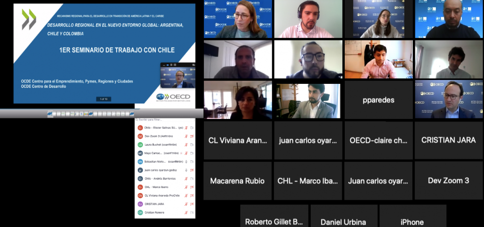 Subdere y OCDE se reúnen para avanzar en la elaboración del estudio de “Desarrollo Regional en el Nuevo Contexto Global”