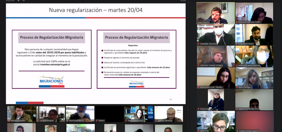 Subdere y Extranjería realizan seminario virtual “Municipios y migración: desafíos de integración para el desarrollo territorial”